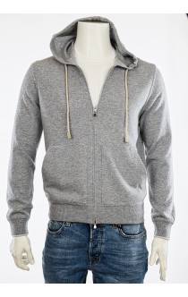 GRAN SASSO Kapuzenstrickjacke 100 % Cashmere