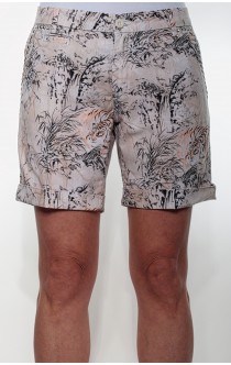 Mason's Bermuda Beige mit Tiger/Jungle Print