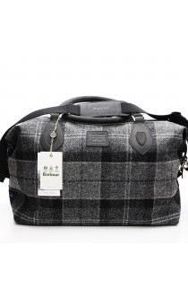 Barbour Reisetasche Black/Grey Tartan