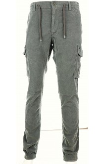 Mason's Herren-Chino graugrün mit Cargotaschen