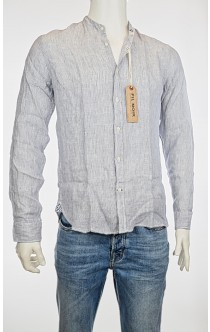Fil Noir Hemd Marine