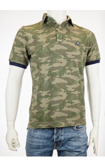 Mason's Polo Camou-Olive