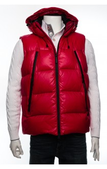 OUTHERE Lightweight Daunenweste Rot