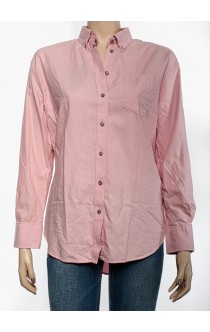 GANT Winter Faded Flannel Bluse Summer Rose