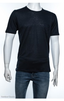 Gran Sasso T-Shirt Darkblue mit Tasche