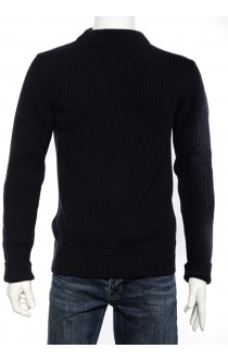 OUTHERE Rundhals Pullover Dunkelblau