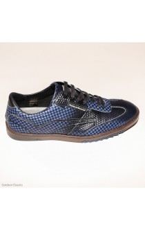 Floris van Bommel Blue/Black Print