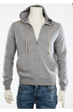 GRAN SASSO Kapuzenstrickjacke 100 % Cashmere