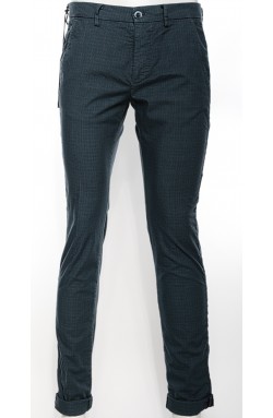 Powell Chino Jeansblau mit Karos