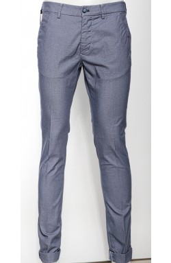 Powell Chino Mittelblau dezentes Muster