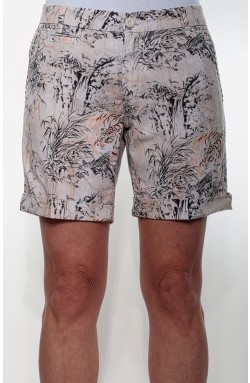 Mason's Bermuda Beige mit Tiger/Jungle Print