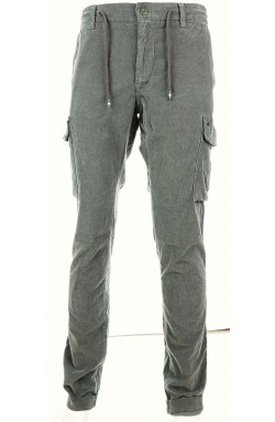 Mason's Herren-Chino graugrün mit Cargotaschen