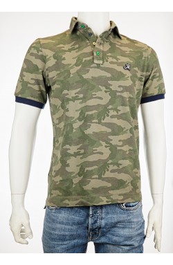 Mason's Polo Camou-Olive
