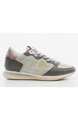 Philippe Model Daim Mixage - Gris Rose Damen