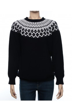 GRAN SASSO Pullover im Norweger Style Dunkelblau