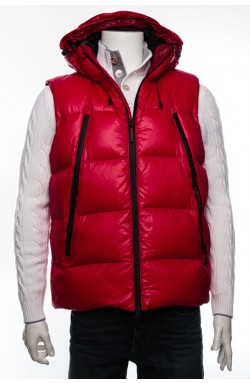 OUTHERE Lightweight Daunenweste Rot