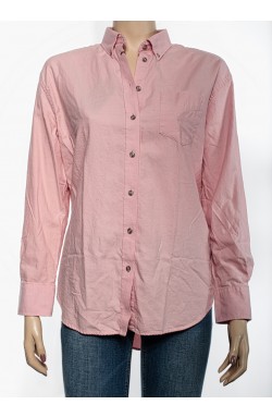 GANT Winter Faded Flannel Bluse Summer Rose