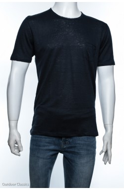 Gran Sasso T-Shirt Darkblue mit Tasche