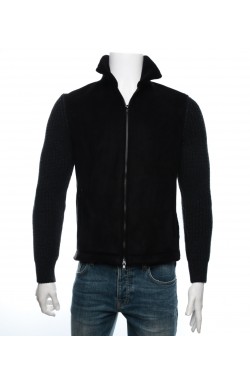 Gran Sasso Strickjacke - Front Alcantara Optik